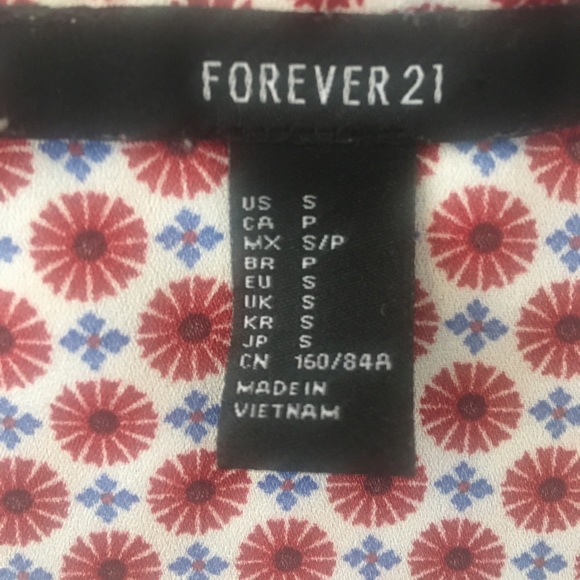 SOLD Forever 21 blouse - Picture 6 of 6